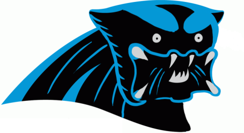 Carolina Panthers Halloween Logo fabric transfer